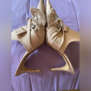 Nine West Blush Satin Heel